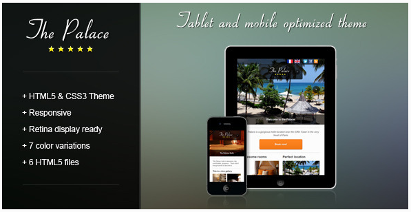 The Palace Mobile and Tablet HTML Theme