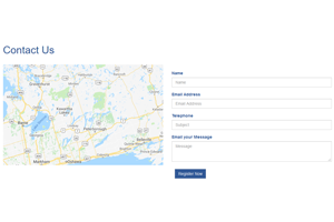 A Responsive Contact Us Form With Map