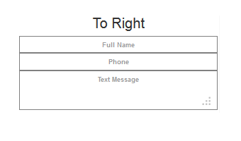 Bootstrap template, demonstrating a sample input field, jumping to the right, to provide more information on focus