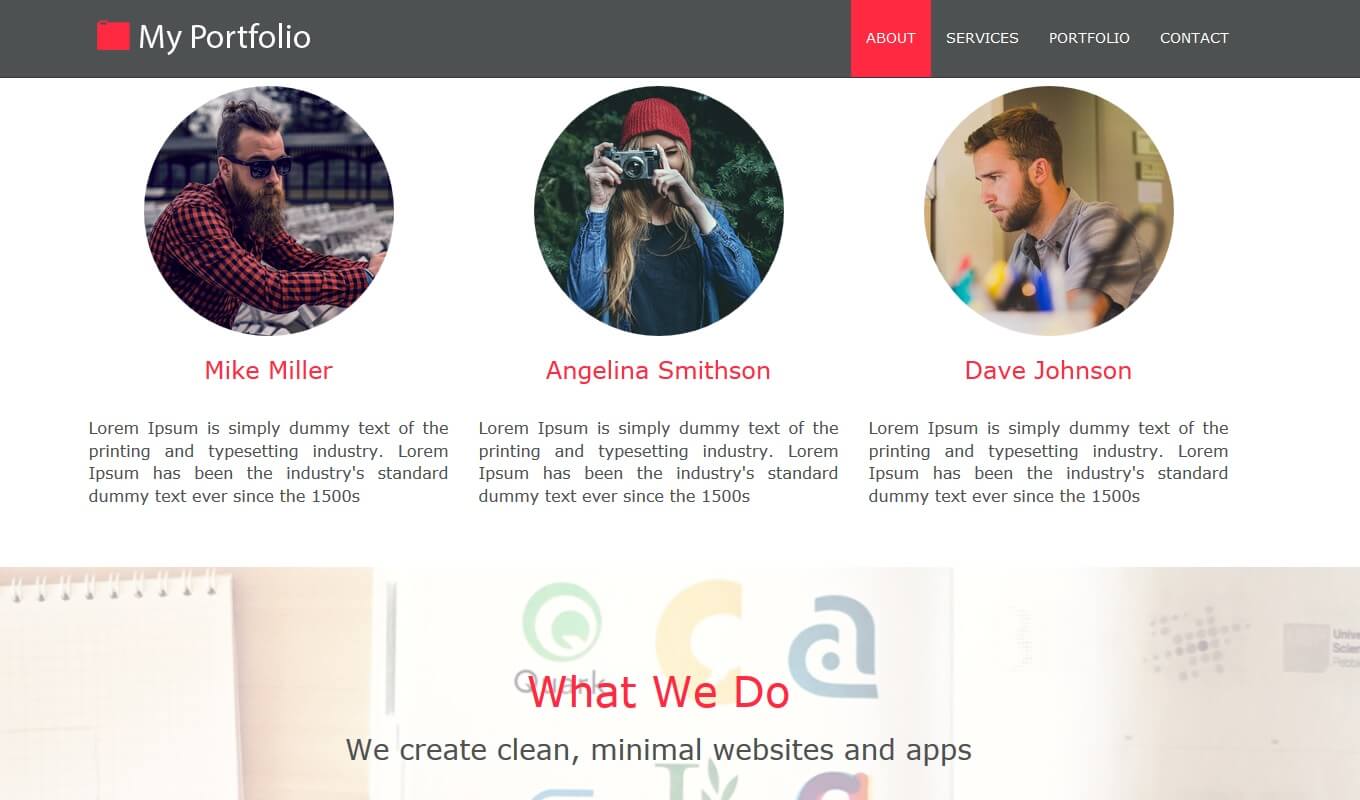 My Portfolio - A professional portfolio theme